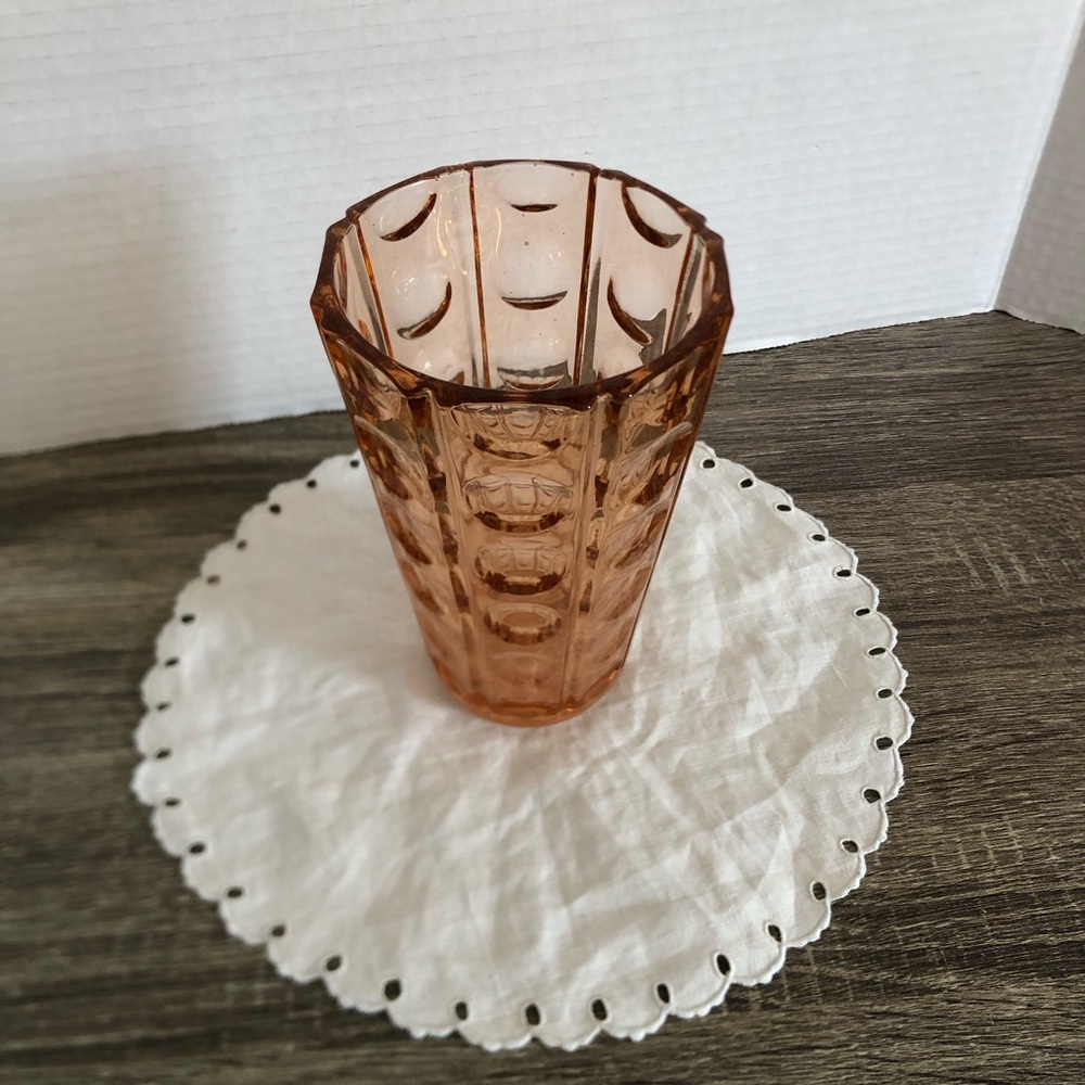 Vtg 60’s Czech Glass Vase